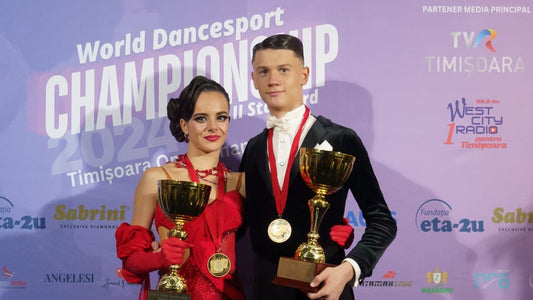 Raul Radu și Ioana Ușvat - Campioni mondiali la Dans Sportiv