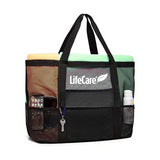 Többfunkciós családi táska, cipzáras zsebbel