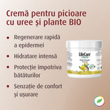 Cremă pentru picioare, cu uree și plante BIO