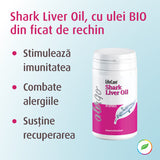 Shark Liver Oil, cu ulei BIO din ficat de rechin