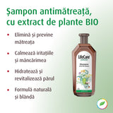 Șampon antimătreață, cu extract de plante BIO