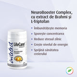 NeuroBooster Complex, cu extract de Brahmi și L-Triptofan
