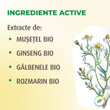 Șampon pentru volum, cu mușețel BIO
