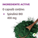 Spirulină Ecologică, 60% proteină vegetală