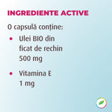 Shark Liver Oil, cu ulei BIO din ficat de rechin