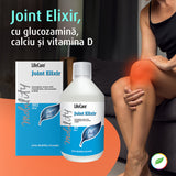 Joint Elixir, supliment alimentar lichid pentru articulatii, acțiune sinergică cu Condroitină, Glucozamină și MSM