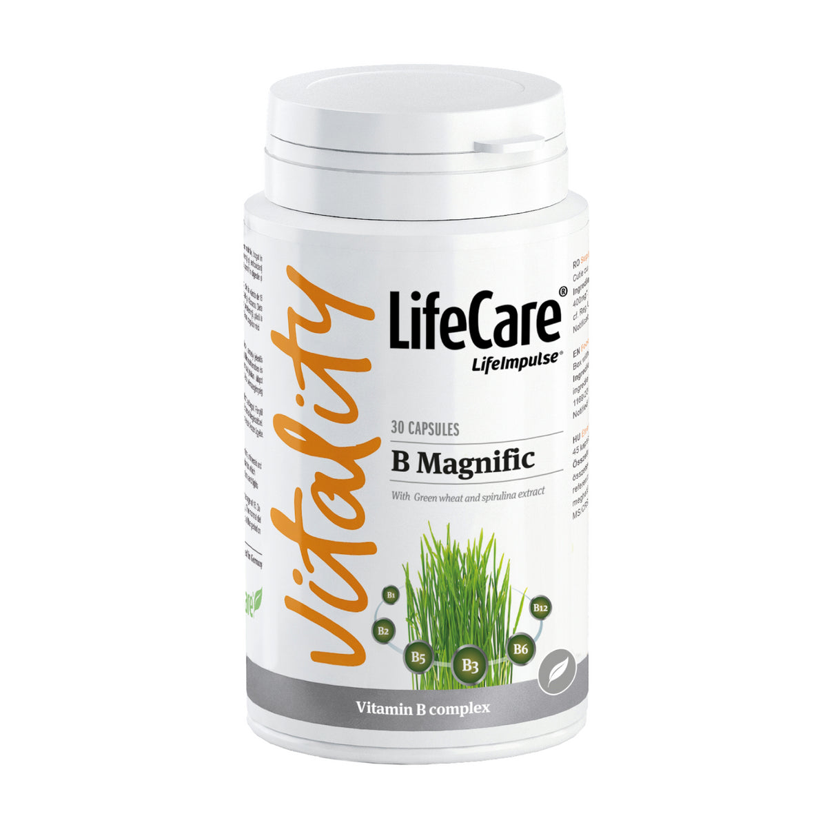 B Magnific, complex de vitamina B1, B2, B3, B5, B6, B12