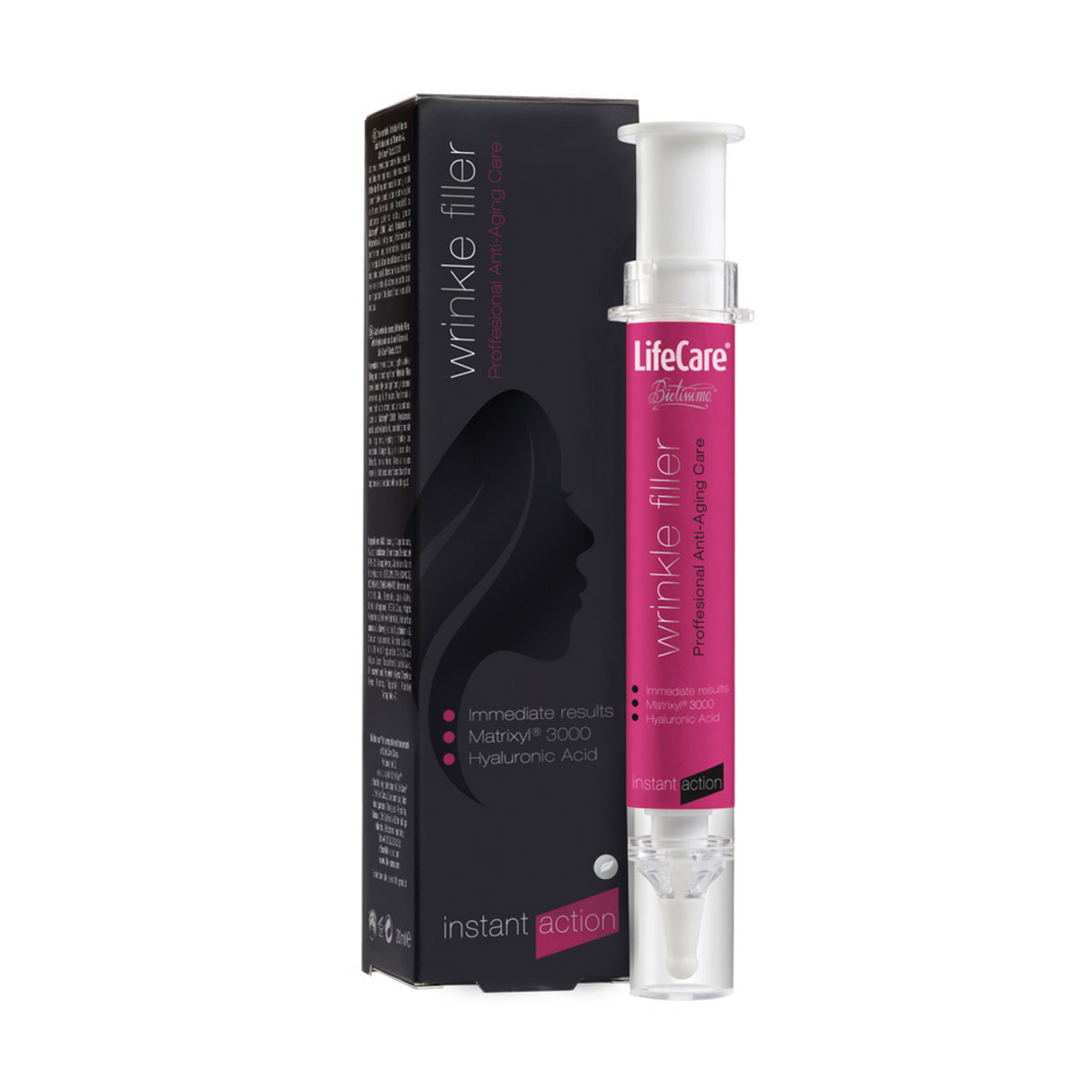 Wrinkle Filler, cu acid hialuronic și vitamina A, ser antirid