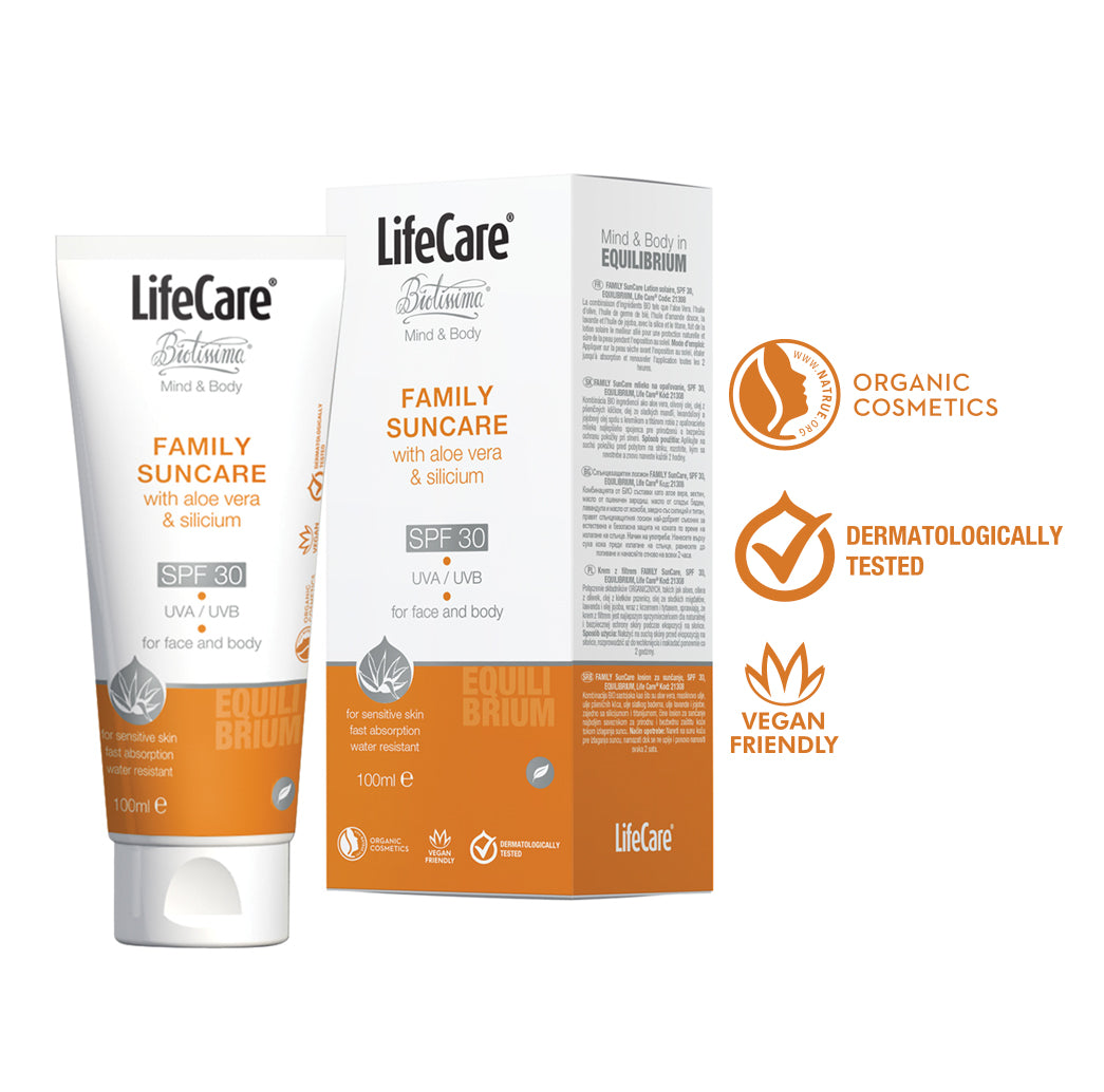 CSALÁDI SunCare naptej, SPF 30, EQUILIBRIUM