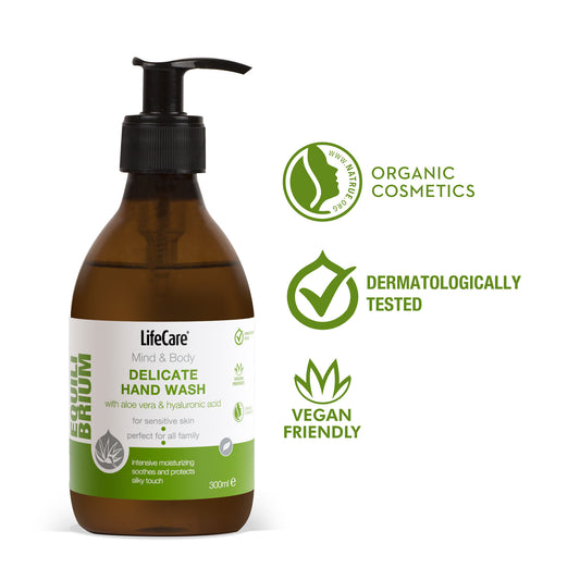 Săpun lichid cu aloe vera BIO și acid hialuronic, EQUILIBRIUM 2000