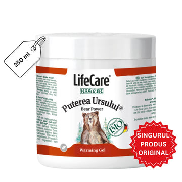 Gel încălzitor, Puterea Ursului, cu plante BIO - 250 ml