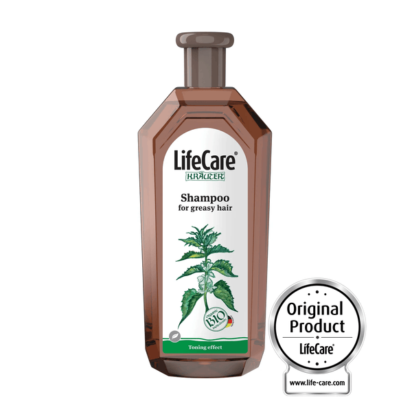 Shampoo per capelli grassi con ortica biologica
