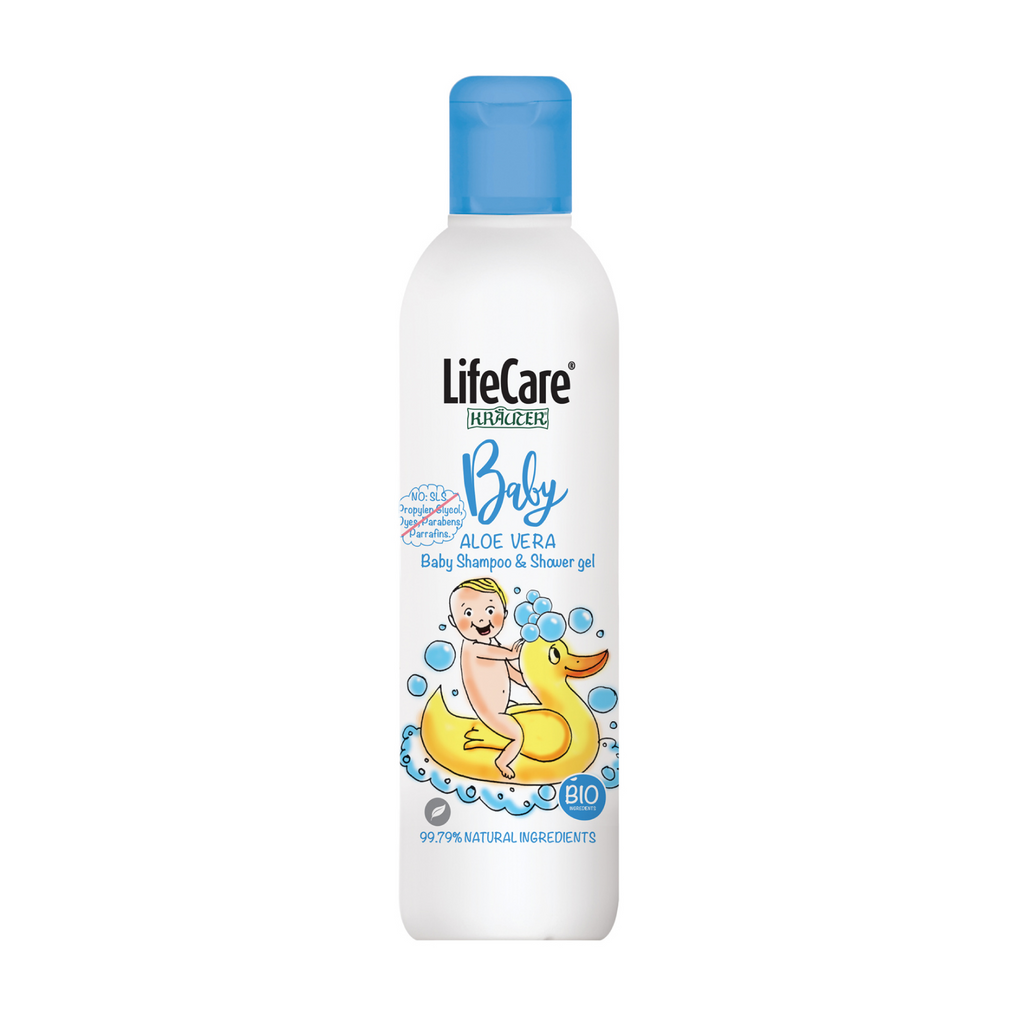 Șampon și gel de duș Baby – Curățare delicată și hidratare naturală – LIFE  CARE