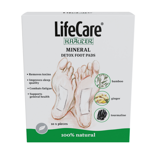 Detoxifying patch for legs, mineral
