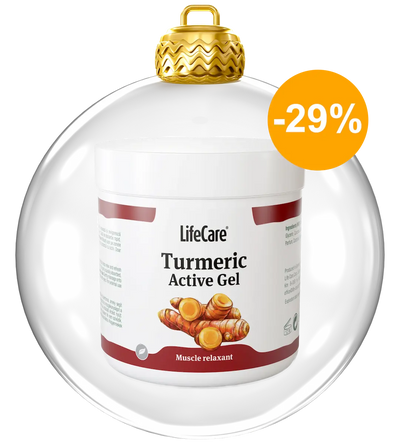 Gel activ cu turmeric roșu