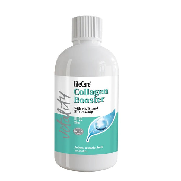 Collagen Booster, flüssige Gelenkergänzung mit Vitamin D3 und Bio-Hagebutte