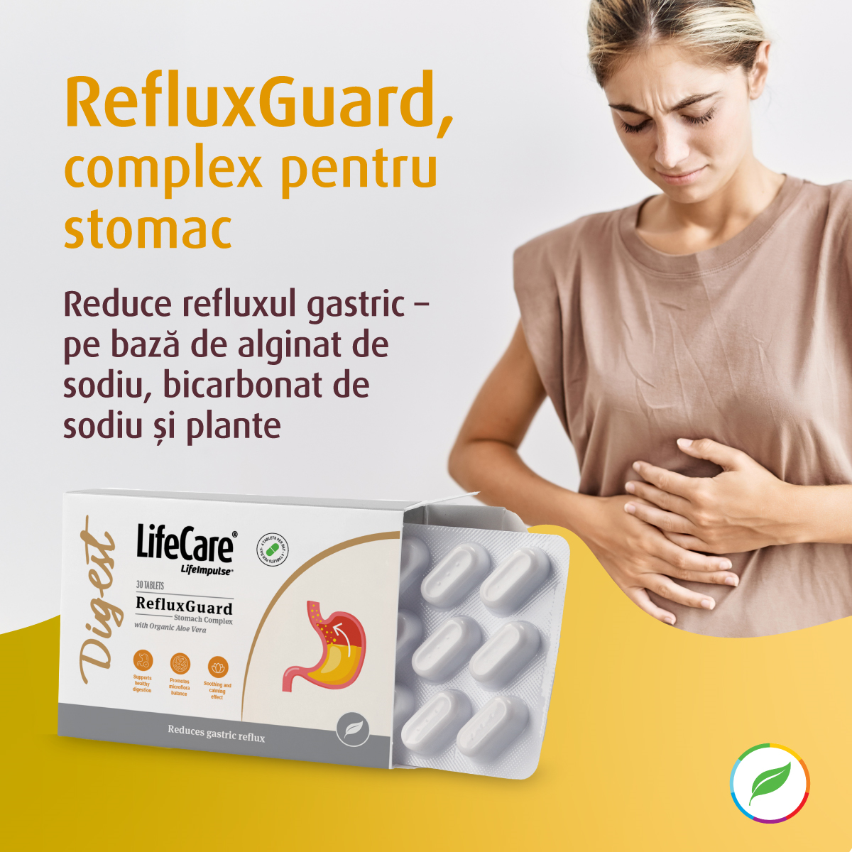 Refluxguard, complex for stomach