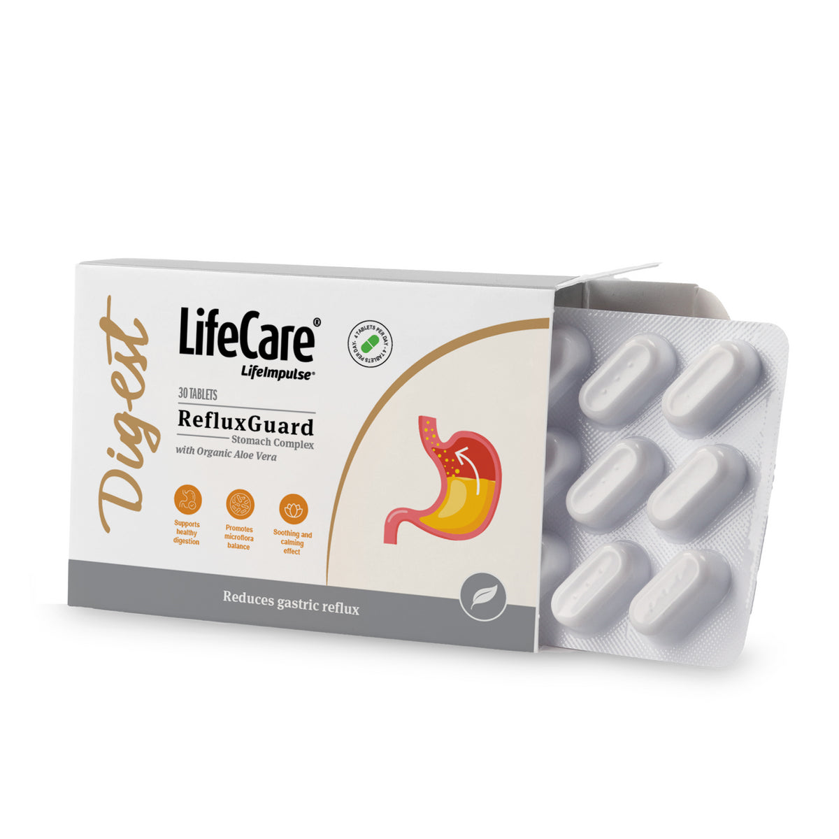 Refluxguard, complex for stomach