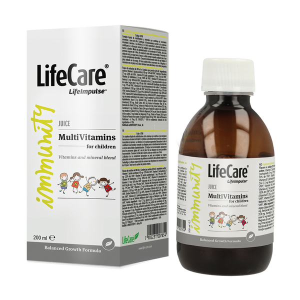 MultiVitamin Flüssigpräparat für Kinder mit Vitaminen und Mineralien