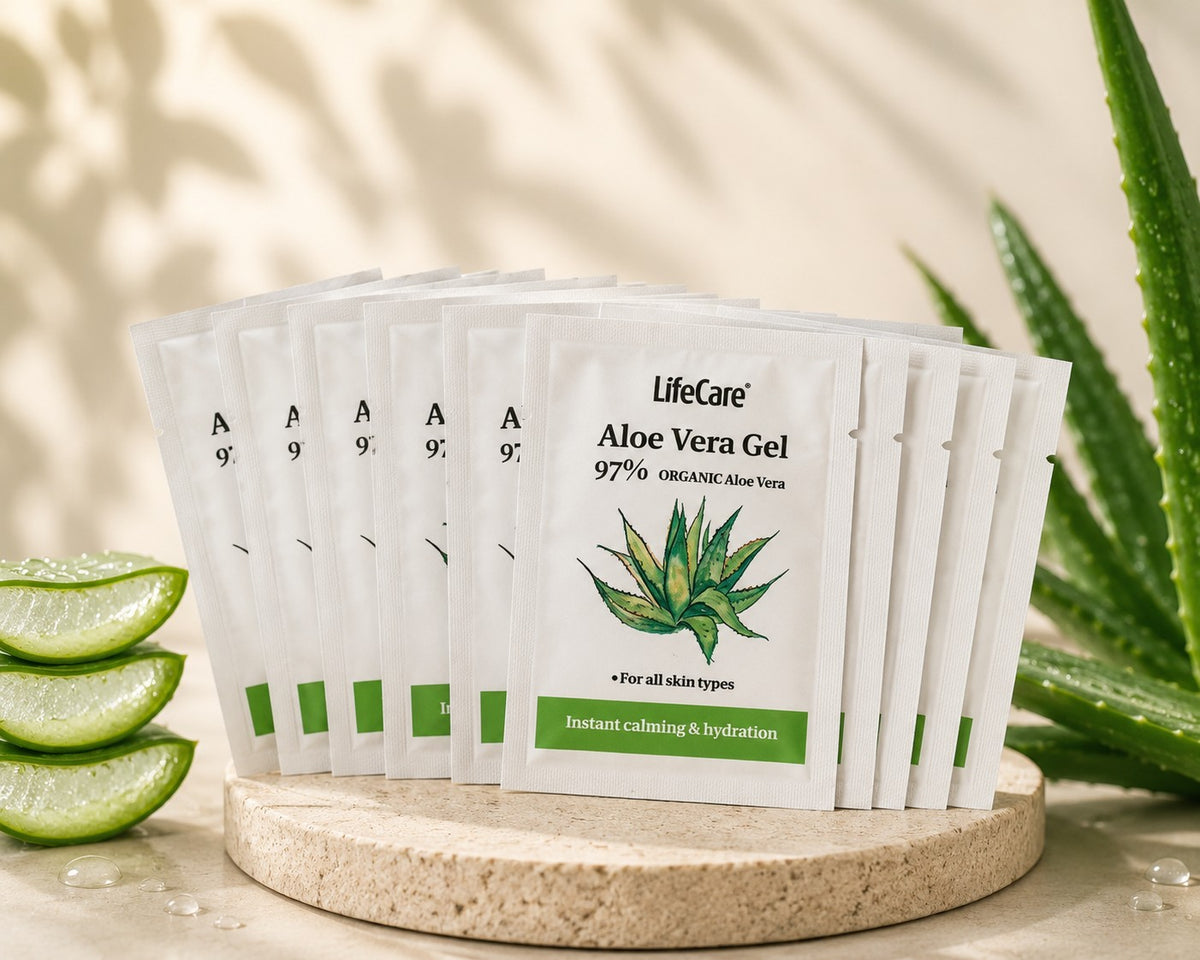 Set 10 sachets Aloe Vera Gel