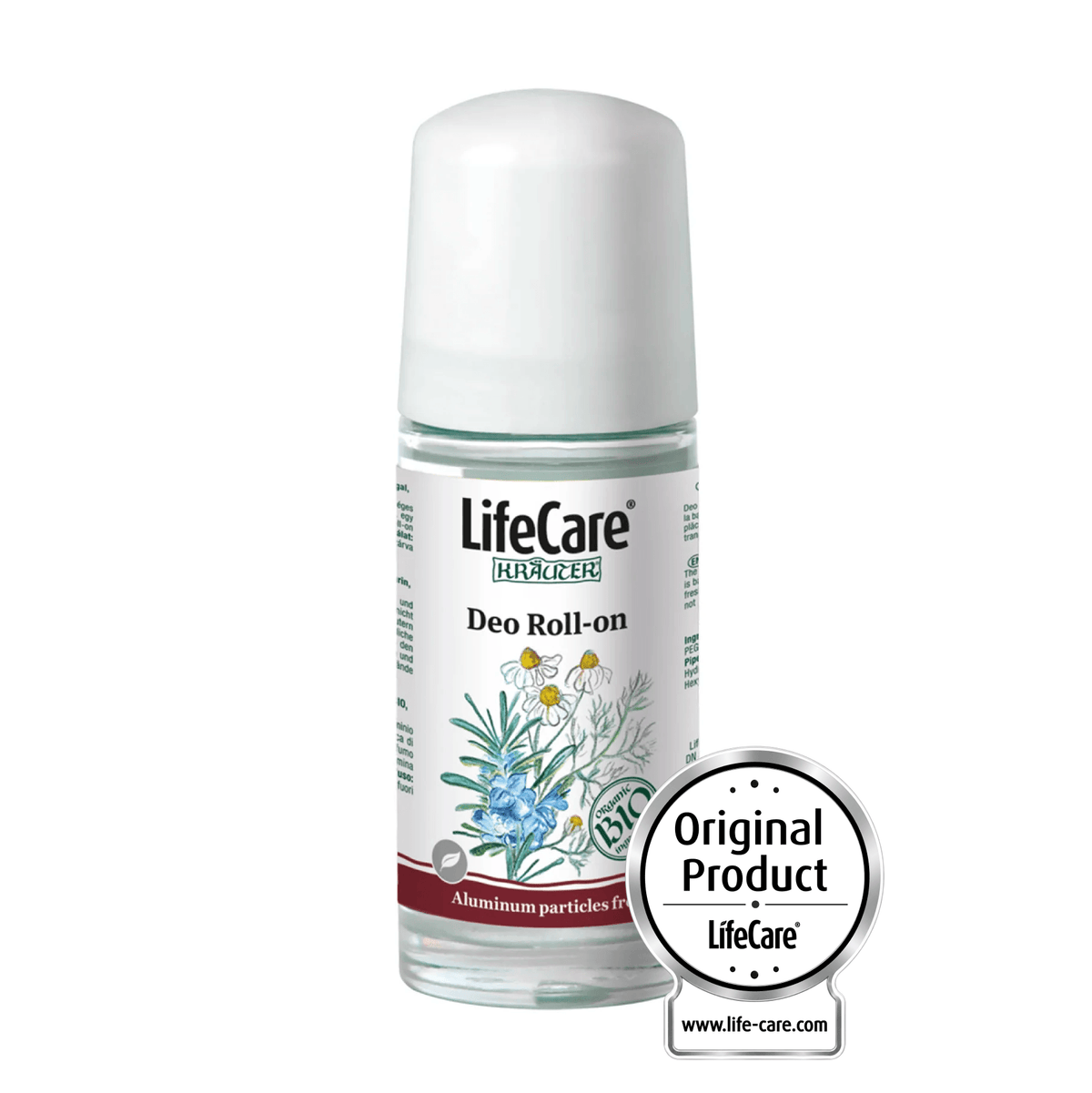 Deo antiperspirant roll-on, cu mușețel și rozmarin BIO