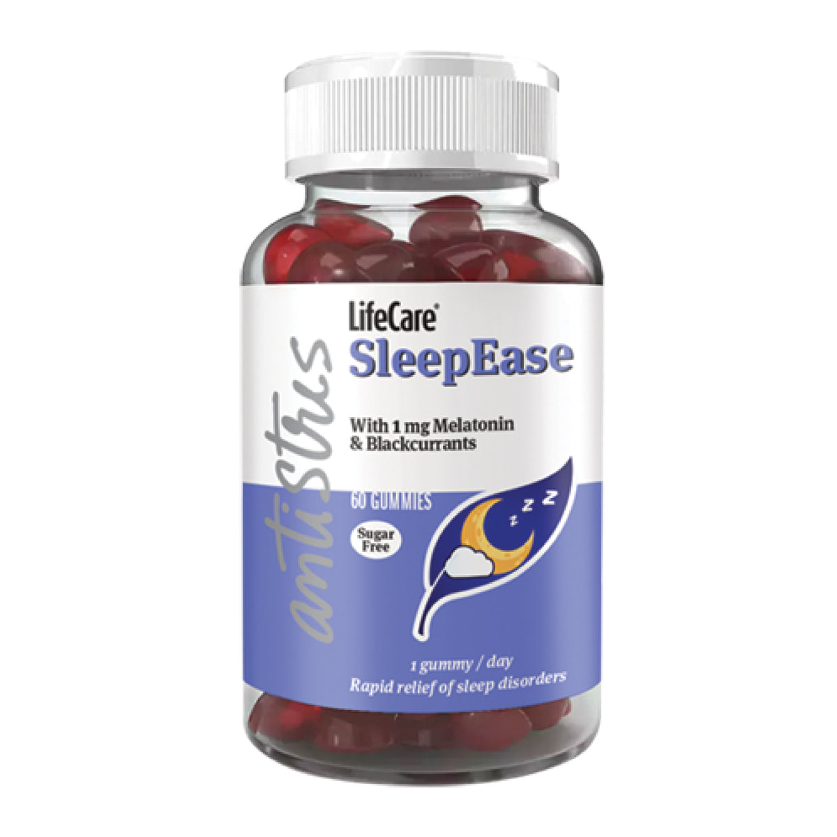 SleepEase, jeleuri cu melatonină și coacăze negre