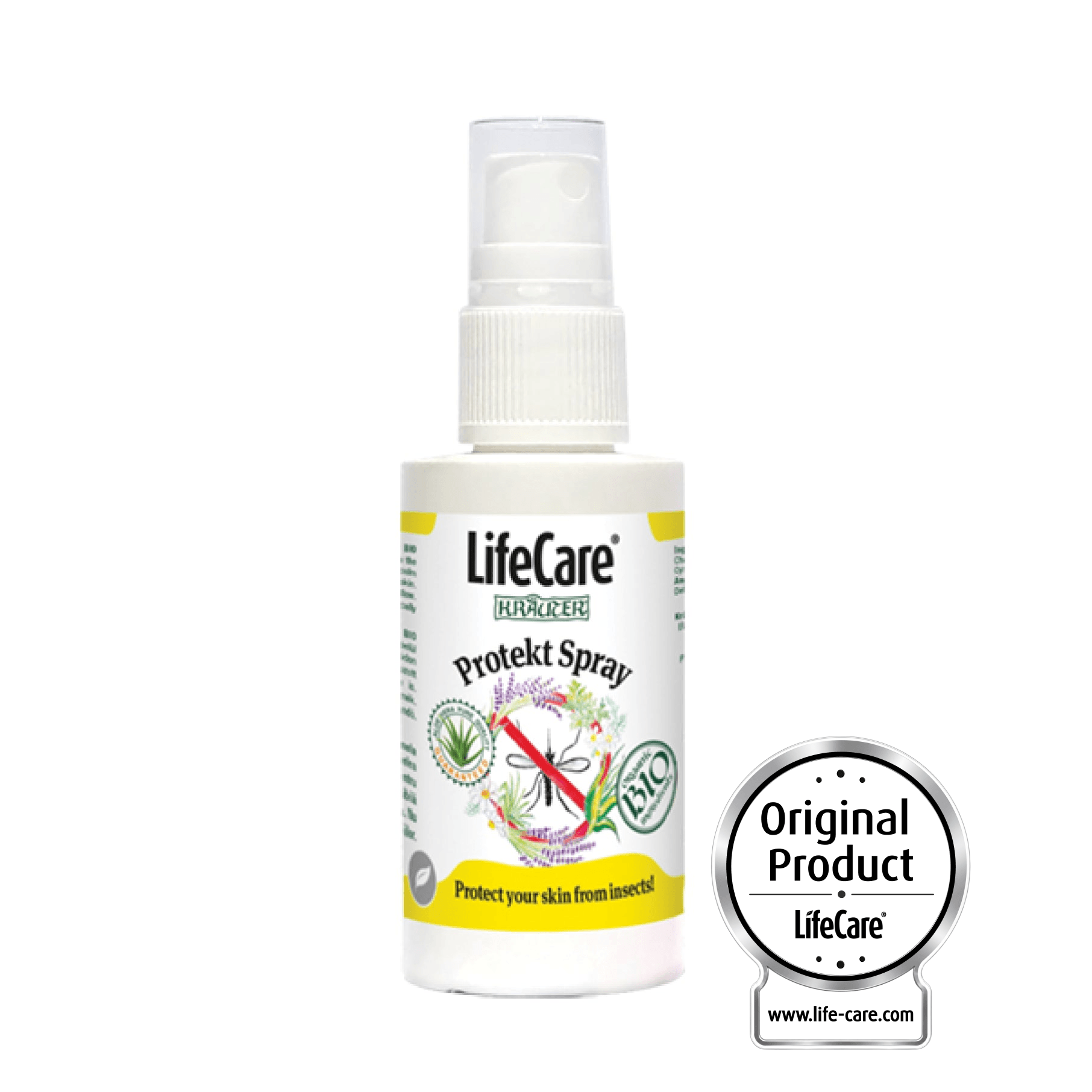 Protekt Spray, anti-insecte, cu citronela și plante BIO