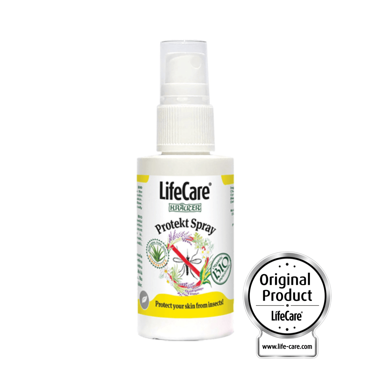 Protekt Spray, anti-insecte, cu citronela și plante BIO