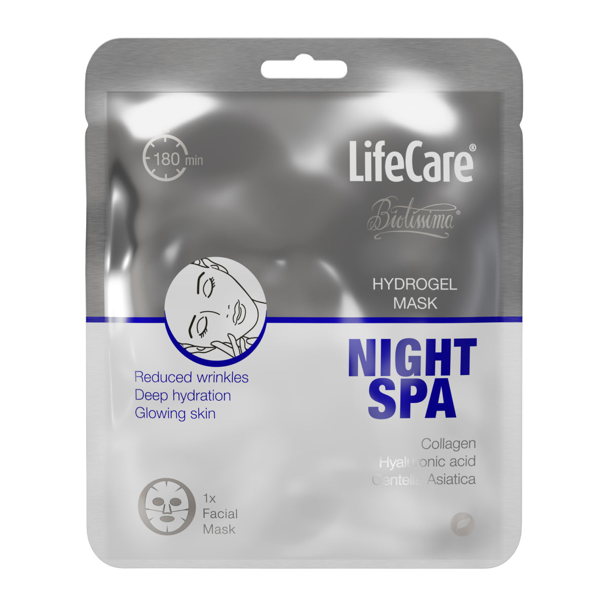 Masca hidrogel cu colagen, NIGHT SPA