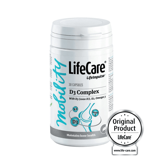 Complex cu vitamina D3 (2000 UI), K2 și Omega 3 din in 1813