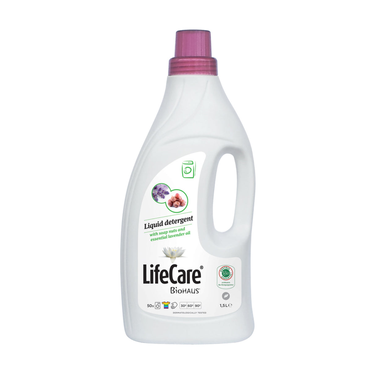 Detergent BIO lichid, cu nuci de săpun și ulei esențial de lavandă