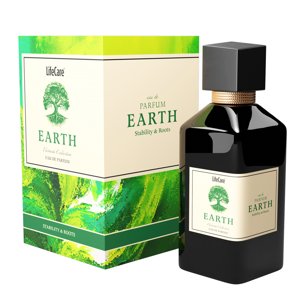 Eau de Parfum Earth – Esența profundă a Pământului – LIFE CARE