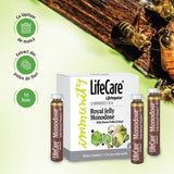 Vials with milkweed and flower pollen extract