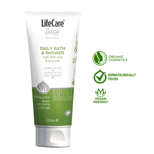 Gel de dus cu aloe vera și lavandă BIO, EQUILIBRIUM 1888