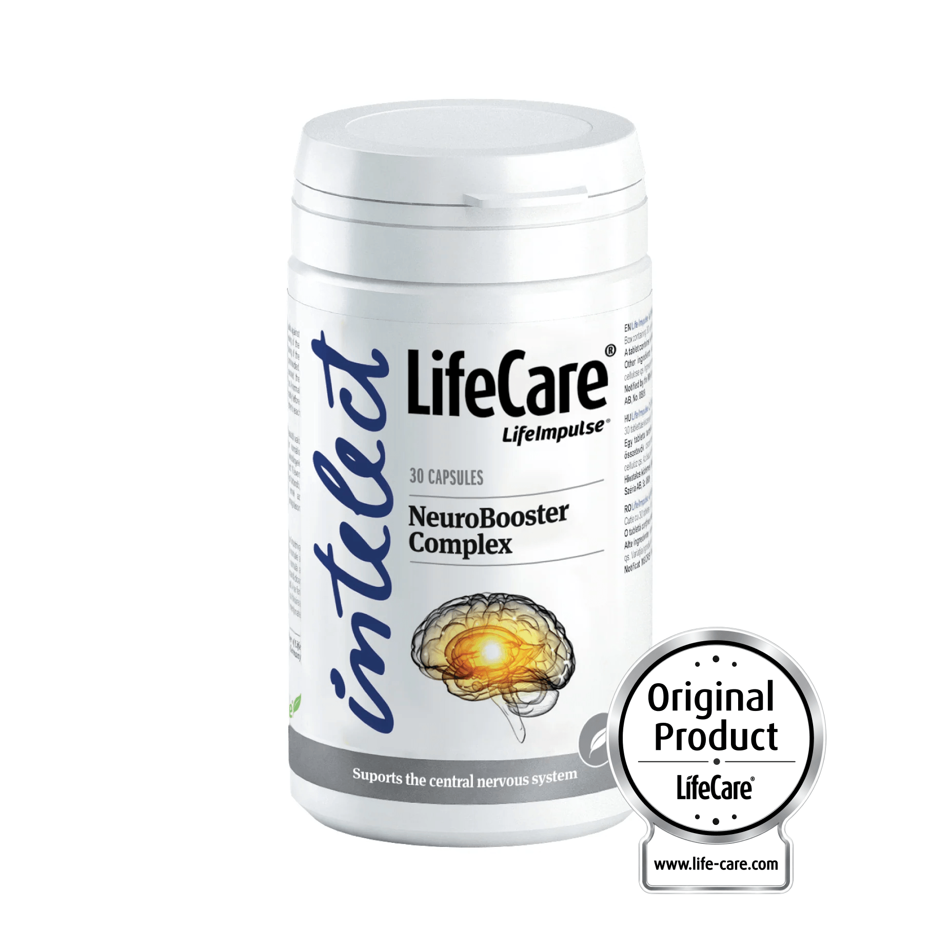 NeuroBooster Complex, cu extract de Brahmi și L-Triptofan