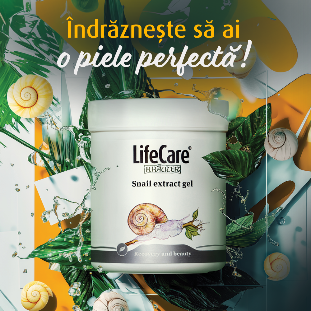 Gel cu Extract de Melc, regenerare rapidă a pielii
