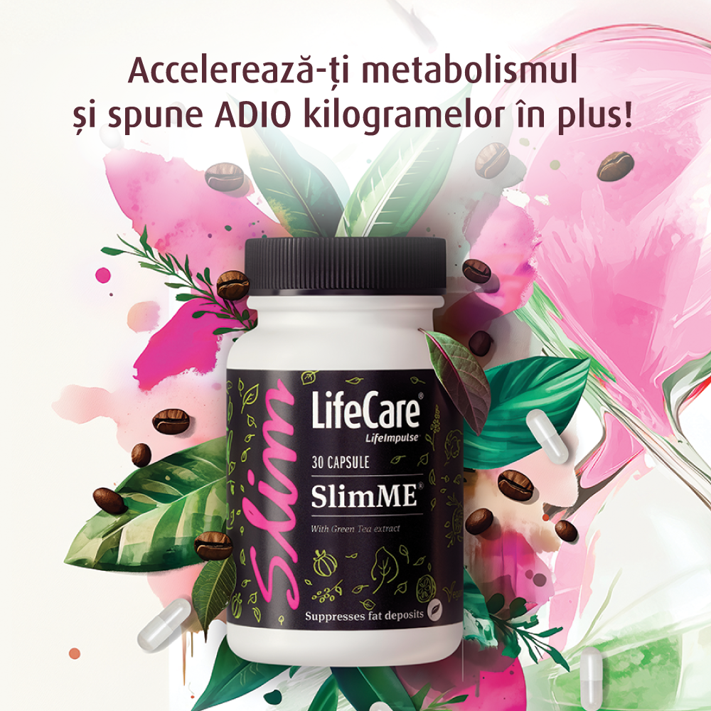 SlimMe, cu extract din ceai verde BIO, pentru slăbit