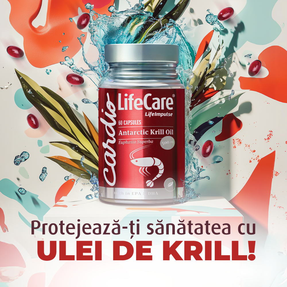Ulei de Krill Antarctic, 500 mg