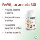 FerVit, cu acerola BIO, pe bază de lactat BIO feros