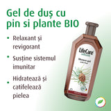 Gel de dus, cu pin și plante BIO