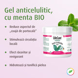Gel anticelulitic, cu mentă BIO