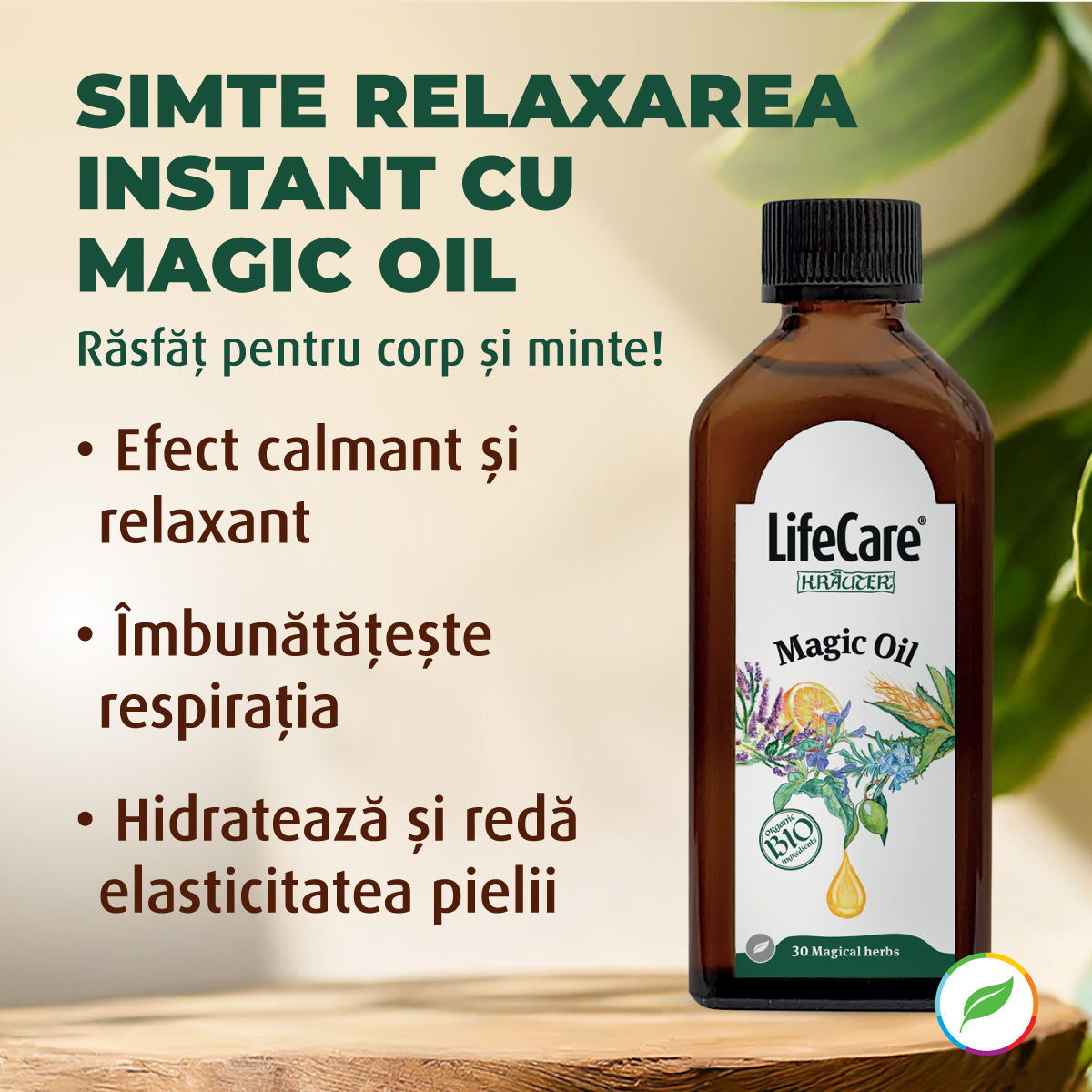 Magic Oil, ulei natural, pentru o relaxare completă