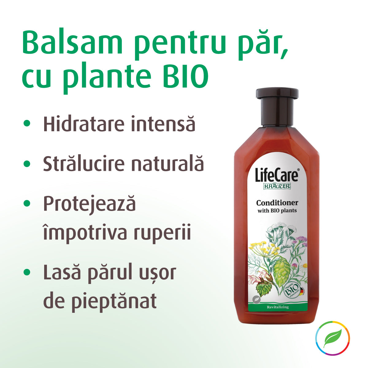 Balsam pentru păr, cu plante BIO