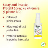 Protekt Spray, anti-insecte, cu citronela și plante BIO