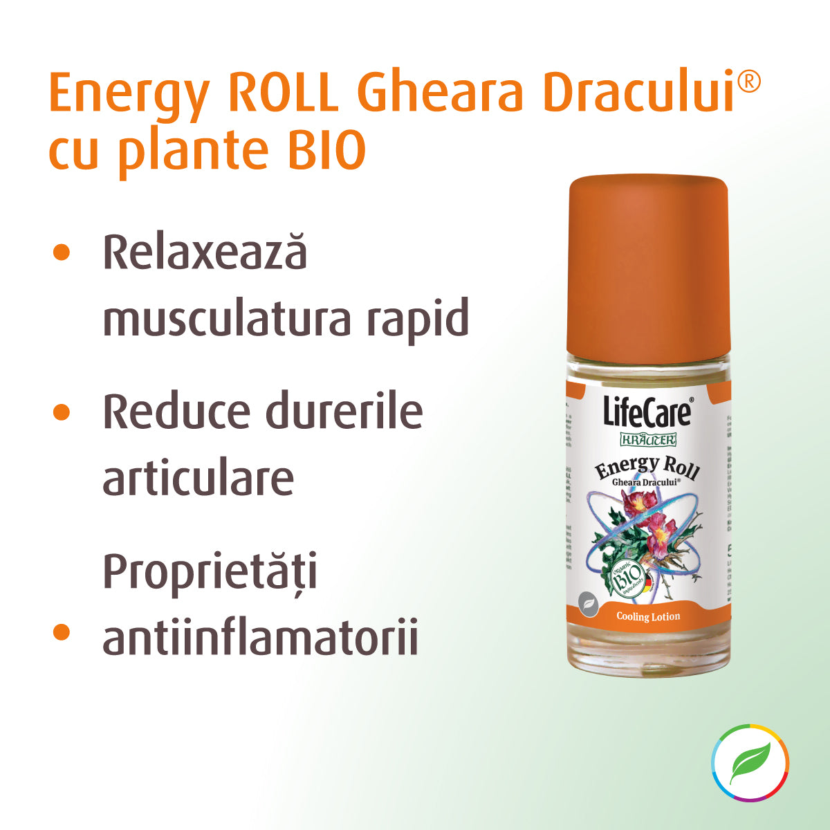 Energy ROLL Gheara Dracului, cu plante BIO