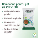 Bomboane pentru gât, cu salvie BIO