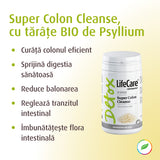 Super Colon Cleanse, cu tărâțe BIO de Psyllium