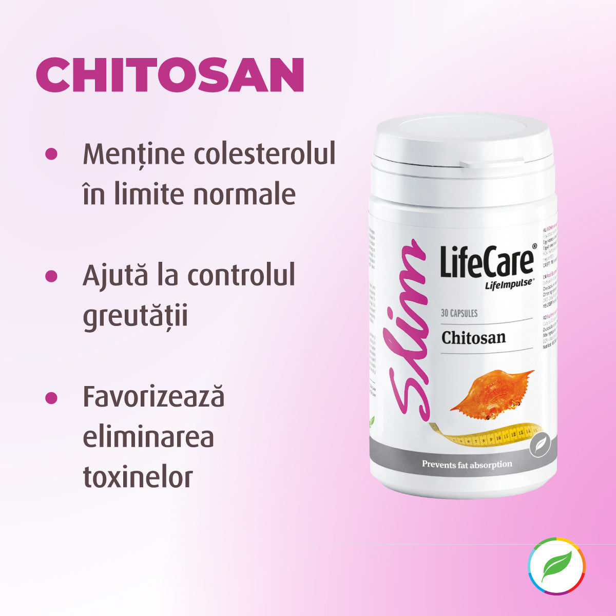 Chitosan, reglează colesterolul și ajută la controlul greutății