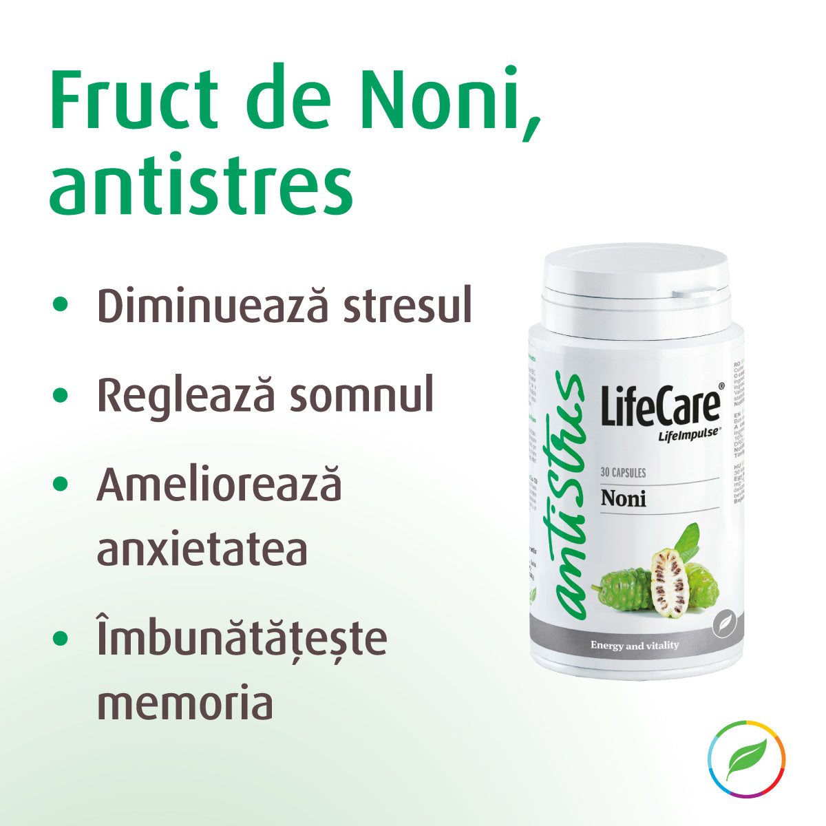 Capsule cu fruct de Noni, antistres