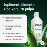 Supliment detoxifiant, din suc ecologic de Aloe Vera cu pulpă